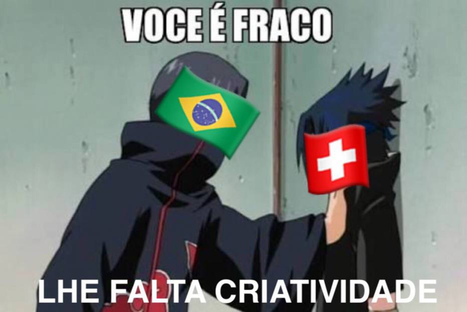 A web não perde tempo e os memes do jogo entre Brasil e Suíça já