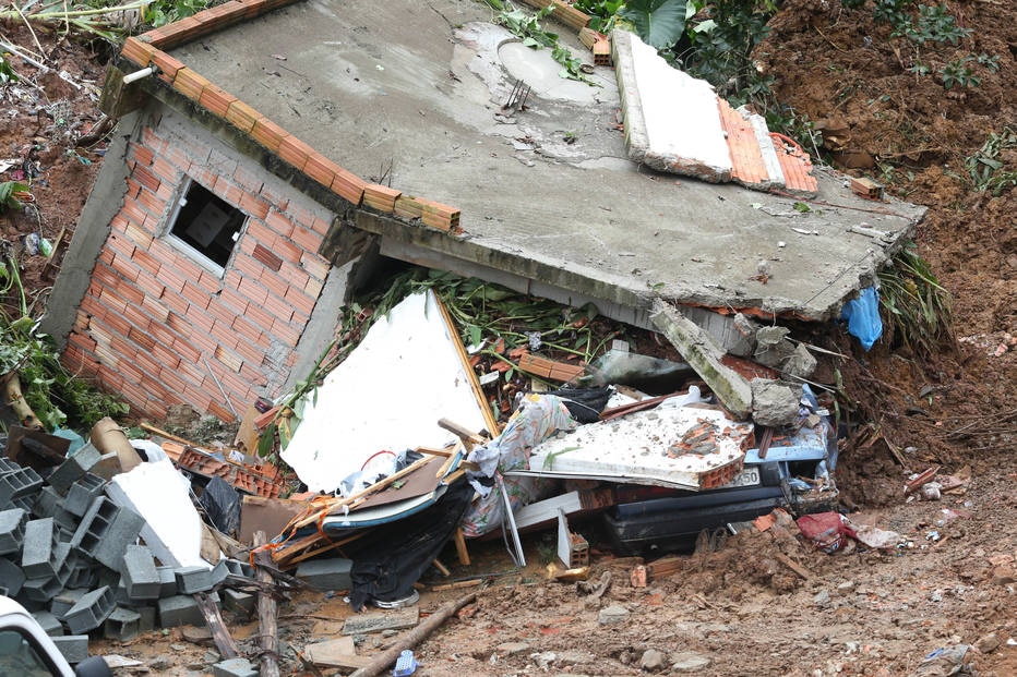 Deslizamento de terra em Ribeirão Pires