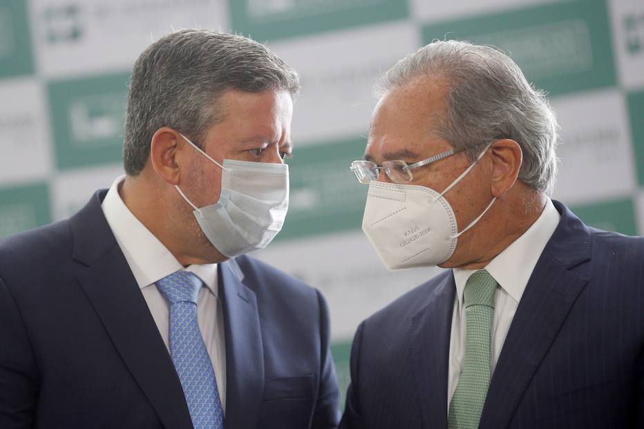 Arthur Lira e Paulo Guedes