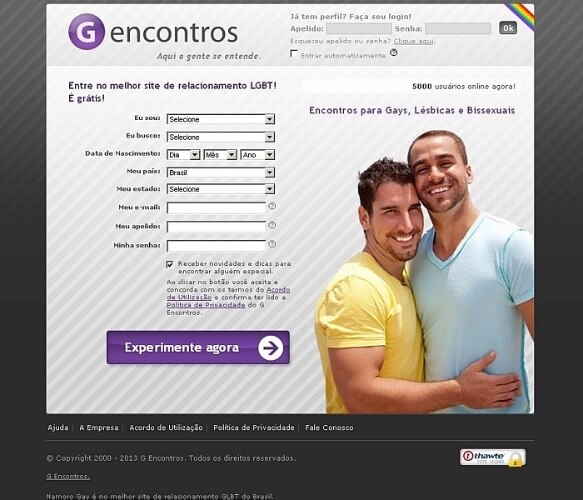 site de relacionamento gay