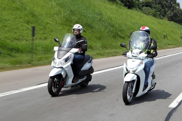 Honda SH300i desafia Dafra Citycom