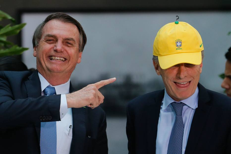 Macri e Bolsonaro na Argentina