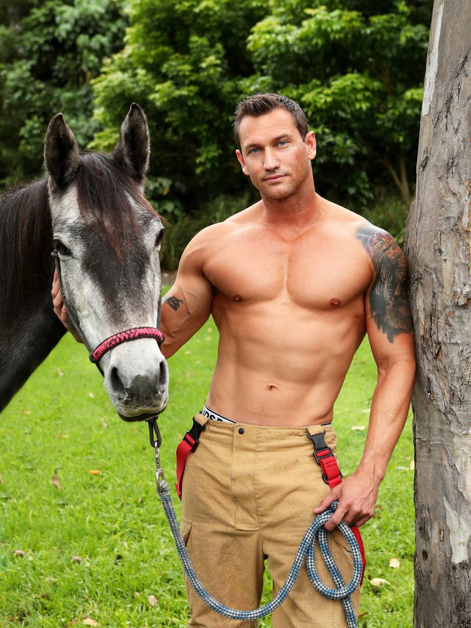 Imagem cedida por David Rogers, diretor do The Australian Firefighters Calendar