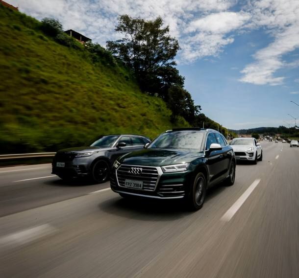 Range Rover Velar, Audi SQ5 e Porsche Macan