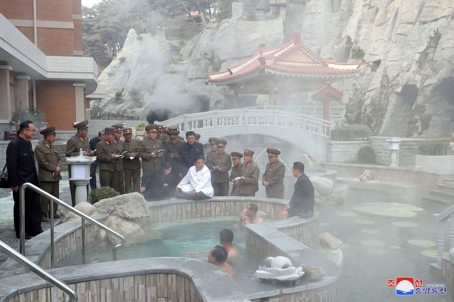 Kim Jong-un no novo resort norte-coreano,  Yangdok County Hot Spring Resort