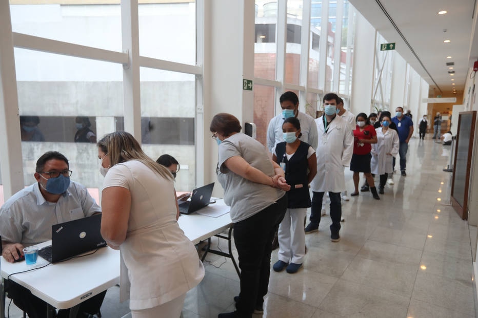 Começa a vacinação em São Paulo
