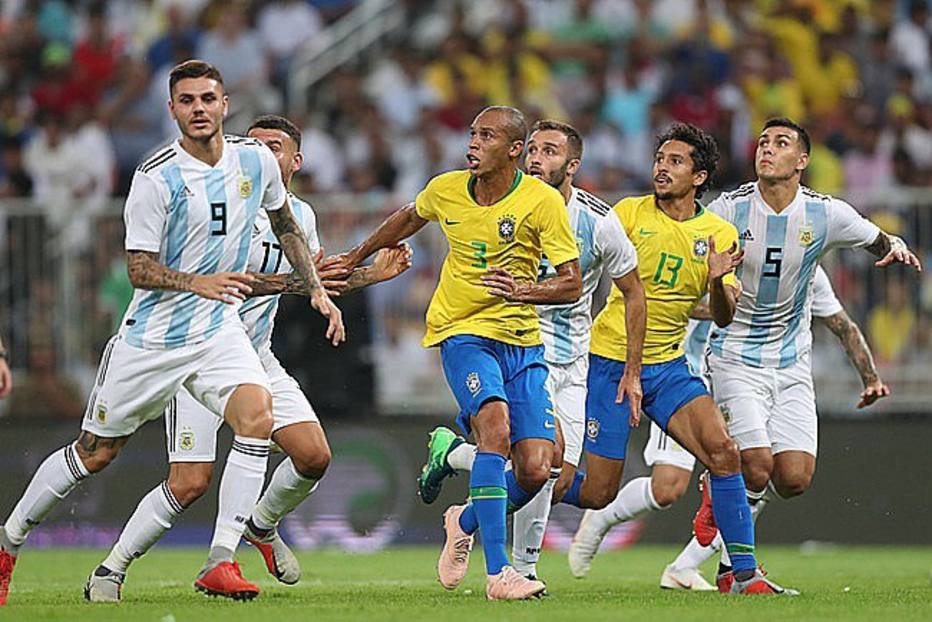Seleção brasileira derrotou a Argentina