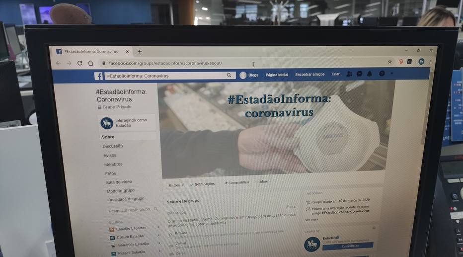 'Estado' lan&ccedil;a grupo no Facebook para esclarecer d&uacute;vidas sobre coronav&iacute;rus