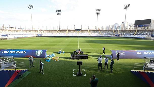 O Al Nahyan Stadium será o palco da estreia do Palmeiras no Mundial de Clubes