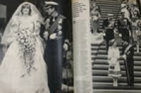 Imagens do casamento do príncipe Charles e Diana, revista Manchete ago/1981.