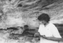 Niède Guidon, arqueóloga, formada em História Natural pela USP e com especialização em Arqueologia Pré-Histórica pela Sorbonne, trabalha no sítio arquiológico do Parque Nacional Serra da Capivara, no Piauí,01/3/1990.