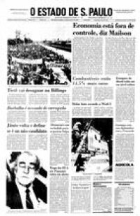 <a href='http://https://acervo.estadao.com.br/pagina/#!/19890510-35036-nac-0001-999-1-not' target='_blank'>Capa de 10/5/1989</a> com a manchete "Economia está fora de controle, diz Maílson"
