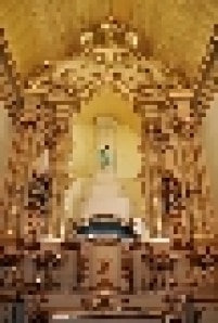 Altar da Igreja da Nossa Senhora da Boa Morte, conhecida também como Dormição da Virgem Maria, ou ainda Igreja das Boas Notícias.