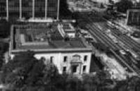 Detalhe do palacete dos Matarazzo em 15/09/1990. O imóvel que ficava no número 1230 da Avenida Paulista