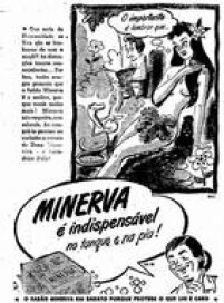 Anúncio do Sabão Minerva para lavar roupas. Circulou no jornal em 21 março 1946.