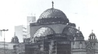 Vista da abóboda da Catedral Ortodoxa de São Paulo.