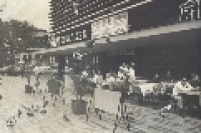 Restaurante Fasano, no Conjunto Nacional, um dos pontos mais frequentados na Avenida Paulista em maio de 1983