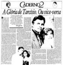 Tarcísio Meira e Glória Menezes no Caderno 2 em 1988