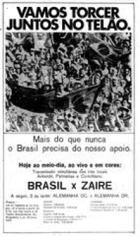 <a href='http://acervo.estadao.com.br/pagina/#!/19740622-30440-nac-0024-999-24-not' target='_blank'>Anúncio dos eventos de transmissão dos jogos do Brasil na Copa de 1974</a>