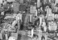 Vista aérea da Avenida Paulista, São Paulo, SP. 4/4/1970. 