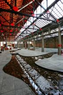Antiga fábrica foi revitalizada e transformada em um centro cultural
