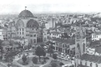 Catedral Ortodoxa no antigo Largo do Paraíso, em janeiro de 1982