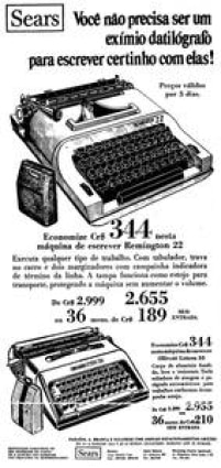 <a href='http://acervo.estadao.com.br/pagina/#!/19780528-31656-nac-0022-999-22-not' target='_blank'>Anúncio de máquinas de escrever Remington, no Estadão de 28/5/1978.</a>