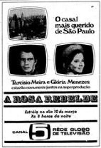 Anúncio com Tarcísio Meira e Glória Menezes em 1969