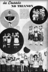 Imagens do baile de carnaval infantil do Belvedere Trianon, publicadas na Rotogravura de 15/2/1937