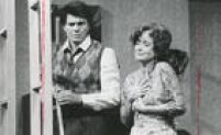 Tarcísio Meira e Glória Menezes na peça 'Um dia muito especial' em 1986.