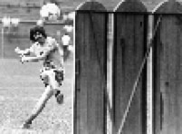 O jogador Zenon, do Corinthians, pratica cobranças de faltas utilizando bonecos barreira, durante treino no Parque São Jorge, zona leste da capital paulista.