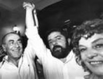 Leonel Brizola, Luiz Inácio Lula da Silva e Marisa Letícia Lua da Silva, 5/12/1989