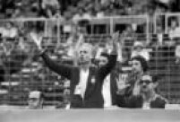 O técnico Mário Jorge Lobo Zagallo dirigindo a Seleção Brasileira no jogo Brasil X Argentina, na Copa do Mundo realizada na Alemanha, 30/6/1974. Brasil venceu a partida por 2 X1. 