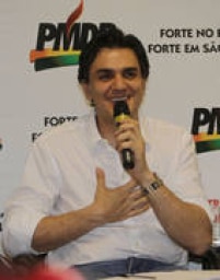 O candidato do PMDB à Prefeitura de São Paulo,<a href='http://acervo.estadao.com.br/pagina/#!/20120828-43414-nac-11-pol-a11-not/busca/Chalita' target='_blank'> Gabriel Chalita</a>, 6/3/2012