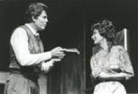Tarcísio Meira e Glória Menezes na peçaa 'Um dia muito especial' em 1986.
