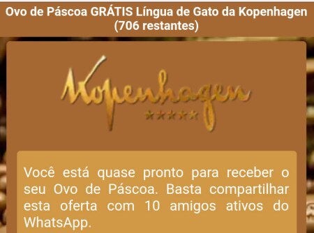 https://link.estadao.com.br/noticias/empresas,golpe-no-whatsapp-usa-vale-presente-da-kopenhagen-para-enganar-usuarios,70001729427 https://link.estadao.com.br/noticias/empresas,golpe-no-whatsapp-usa-vale-presente-da-kopenhagen-para-enganar-usuarios,70001729427