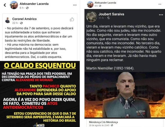 Chefe de batalhões da PM paulista convoca para ato bolsonarista e ataca o  STF; Doria afasta coronel - Política - Estadão