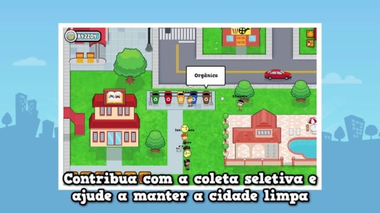 Divulgação Tela de um dos games educacionais do CSV