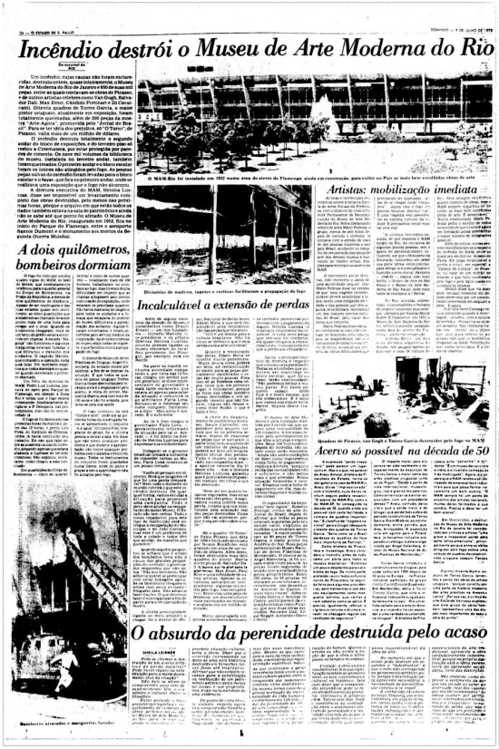 Incêndio do MAM RJ em 1978