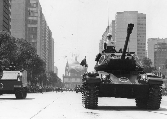 Parada militar dos 150 anos da Independência no Rio de Janeiro, 7/9/1972