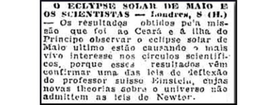 O Estado de S. Paulo - 10/11/1919