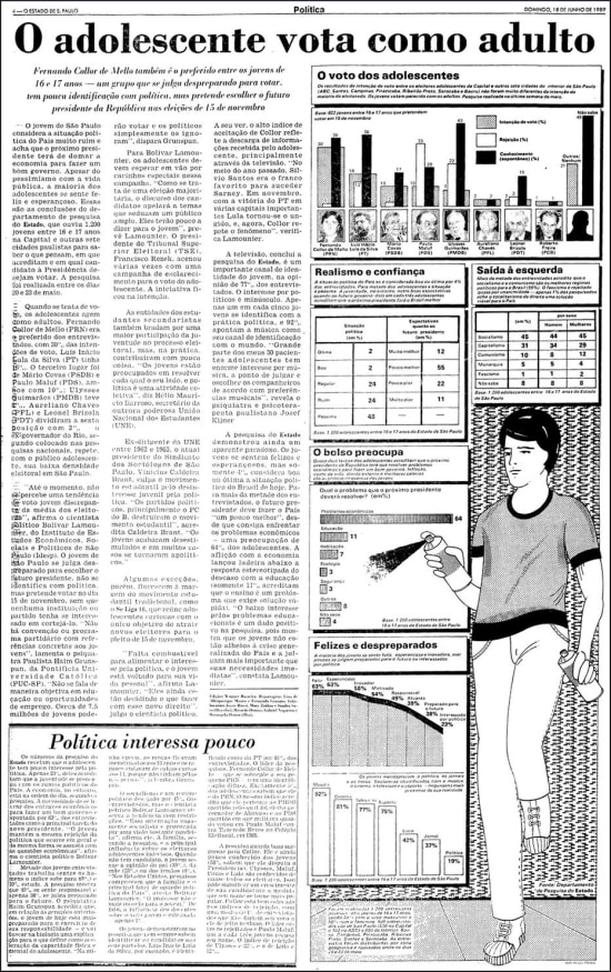 O Estado de S.Paulo- 18/6/1989