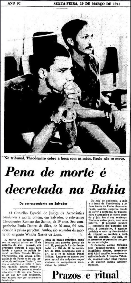 O Estado de S.Paulo- 19/3/1971