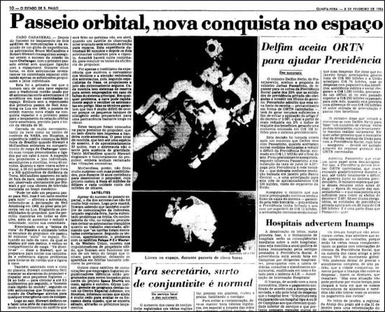 O Estado de S.Paulo - 08/02/1984
