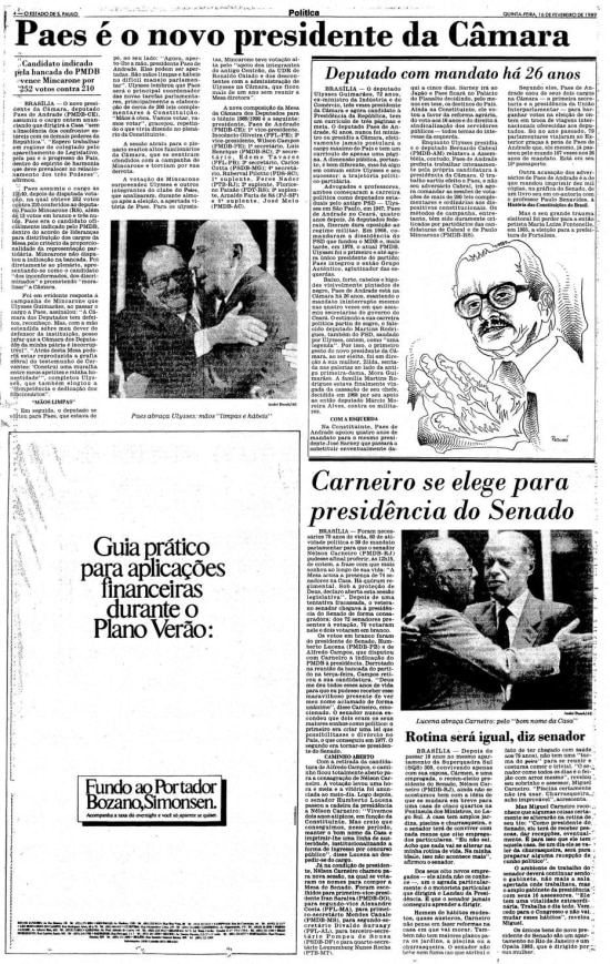 > Estadão - 16/02/1989