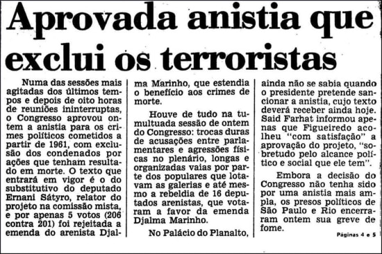 O Estado de S.Paulo- 23/8/1979