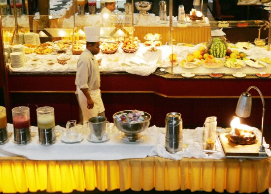 Café da manhã do Hotel Maksoud Plaza em 2004.
