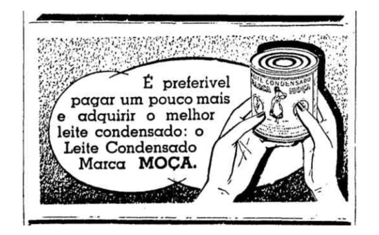 Anúncio de leite condensado publicado no Estadão de 12/3/1939