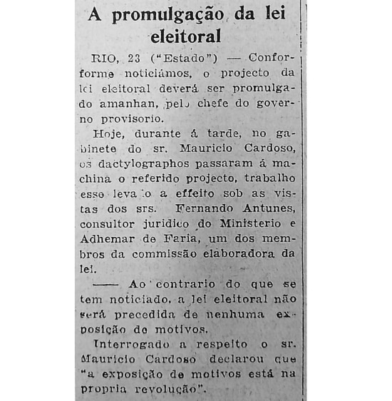 > Estadão - 24/02/1932
