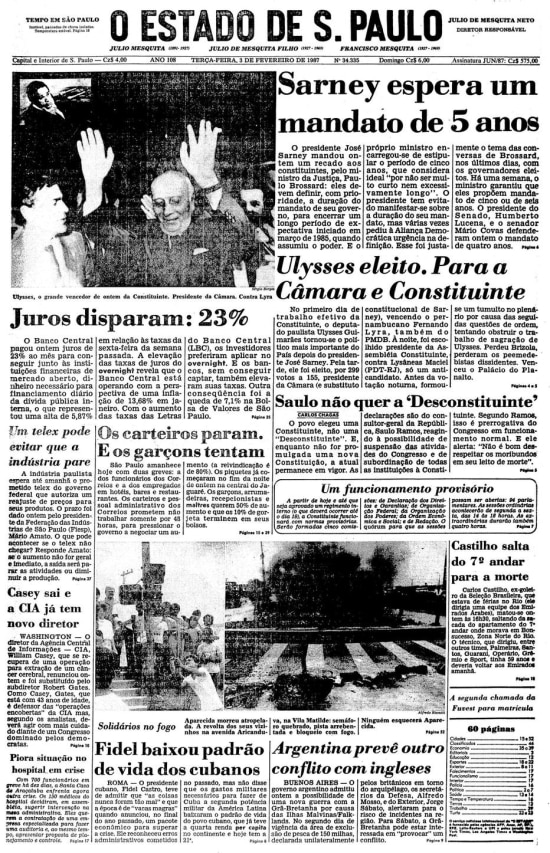 > Estadão - 03/02/1987